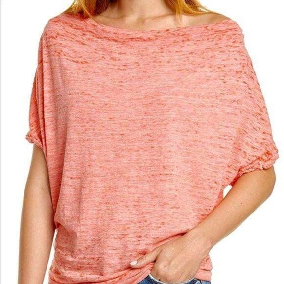 Free People Tops - Free People We the Free Astrid tee Size S Red Lotus